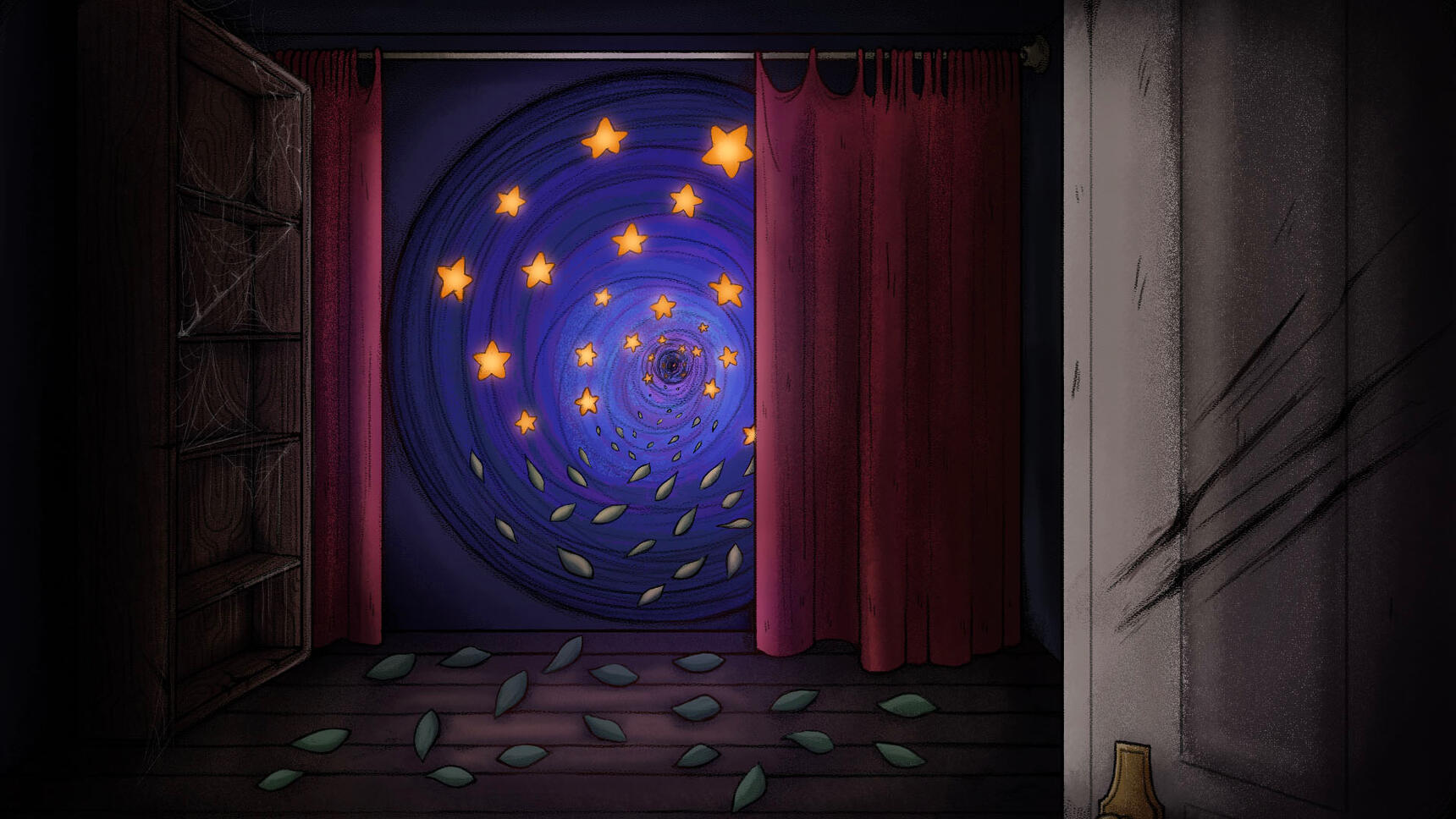 Visual novel background concept
